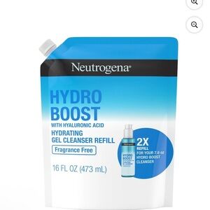 Neutrogena Hydro Boost Fragrance-Free Face Wash, 16 oz. Refill